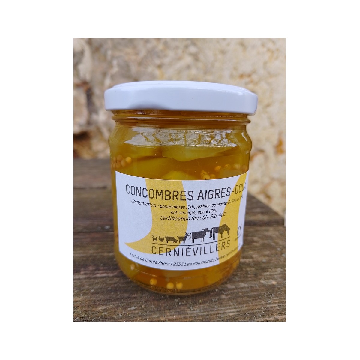 Concombres aigres-doux