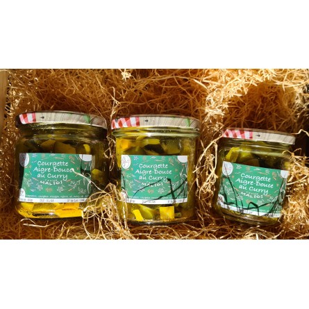Courgette à l'aigre-doux 350gr